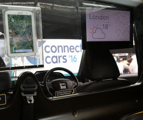 Metrocab debuts in-cab entertainment and office communications technology