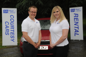 Stephen Polhill and Charlene Turner are in charge of managing Fleet Assist’s new courtesy car programme