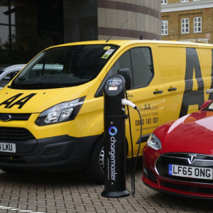 AA van by Chargemaster charging point
