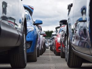 Row of cars