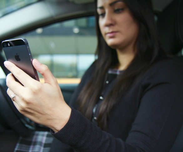 Almost half of drivers aged 25-34 use apps while driving