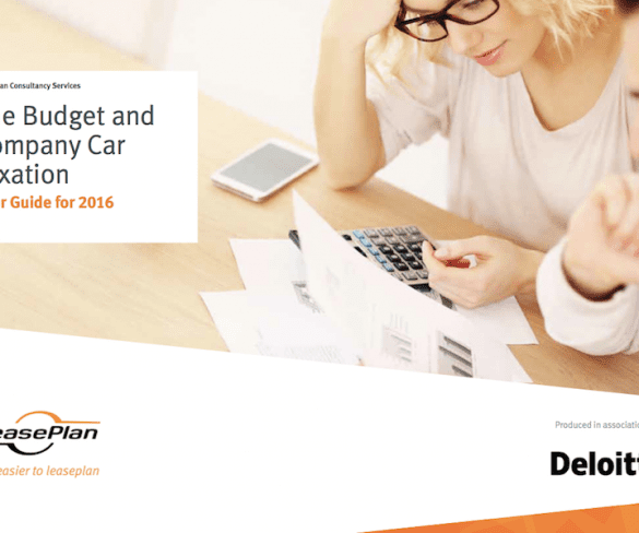 LeasePlan teams up with Deloitte for 2016 guide to funding and taxation