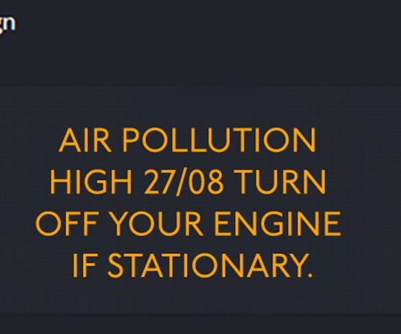 New air quality alerts in London to tell drivers to switch off engines in jams