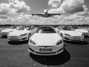 Whitecar’s fleet of Tesla Model S 90D hire cars