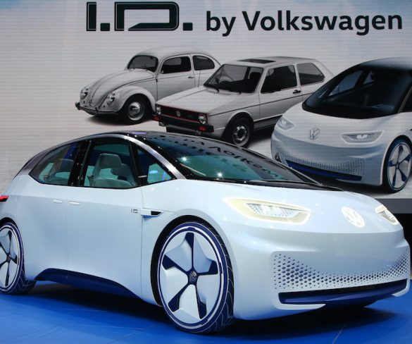 Wraps come off Volkswagen I.D. electric concept at Paris
