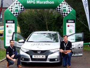 MPG Marathon 2014 winners Fergal McGrath and James Warren