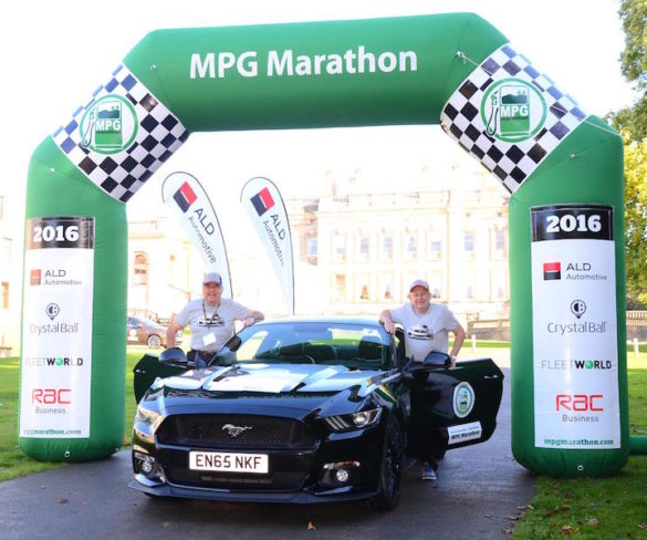 Ford Mustang muscle car wins MPG Marathon