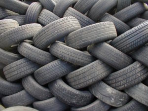 Pile of tyres