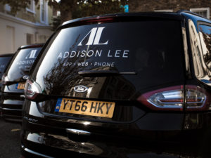 Row of Addison Lee Ford Galaxys