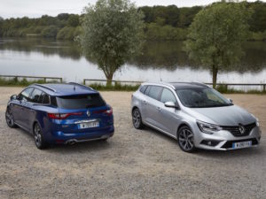 Image of front and rear of new The new Mégane Sport Tourer
