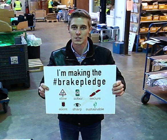 Top racing driver calls on fleet drivers to ‘make the pledge’ to drive safely