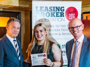 Judges and winners at 2016 Leasing Broker Federation awards