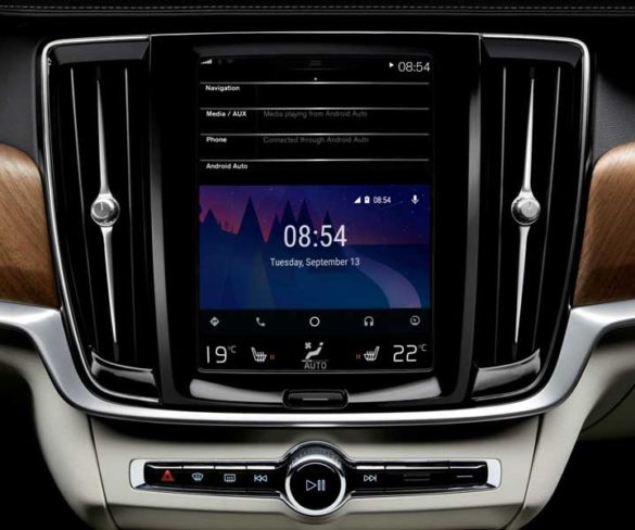 Android Auto launches in Volvo series models