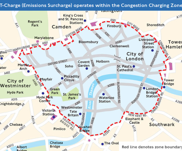 ‘Toxicity Charge’ to start in central London from October
