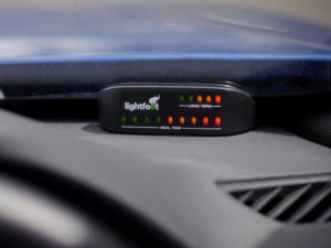Lightfoot device on BMW dashboard