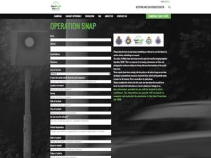 Operation Snap website
