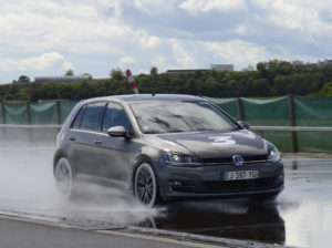 Michelin tests at its Ladoux proving ground have shown that on wet roads, some worn tyres can perform as well as some new tyres.