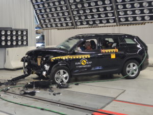 Crash tests on Skoda Kodiaq