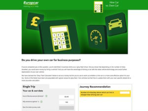 Europcar grey fleet calculator