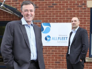 AllFleet Services new Client Services director Jon Burdekin (left) with MD Dave Scobie.