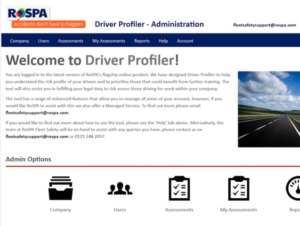 The RoSPA tool is designed to measure the attitude and behaviour of drivers via a questionnaire that investigates the individual’s history and the type of driving they do.