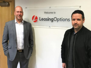 Andy Houston (left) and Stuart Athay (right) of Leasing Options