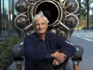 Sir James Dyson at the Dyson HQ in Malmesbury, Wiltshire