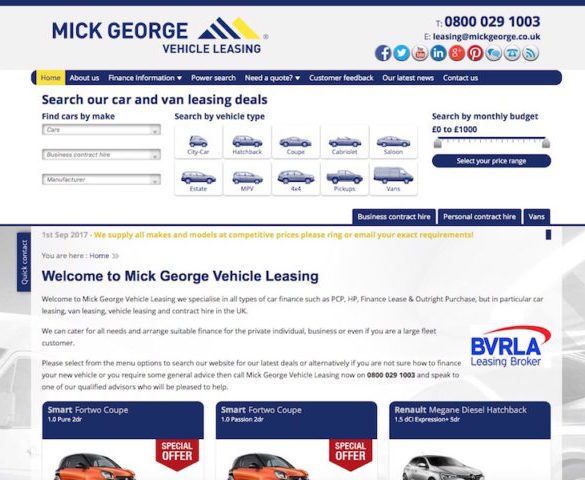 Mick George branches into vehicle leasing