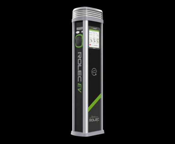 New pedestal charge point launched by Rolec EV