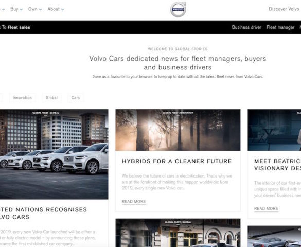 Volvo launches global news hub for fleets