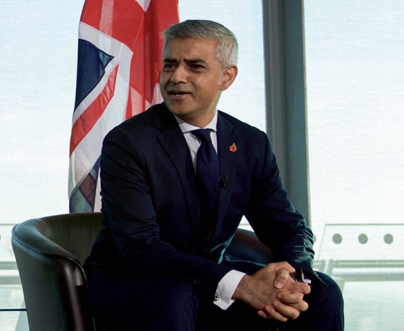London Mayor marks ULEZ as key in green ambitions