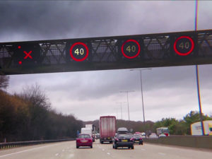 First phase of a new stretch of smart motorway opened between junction 16 and 19 on the M1