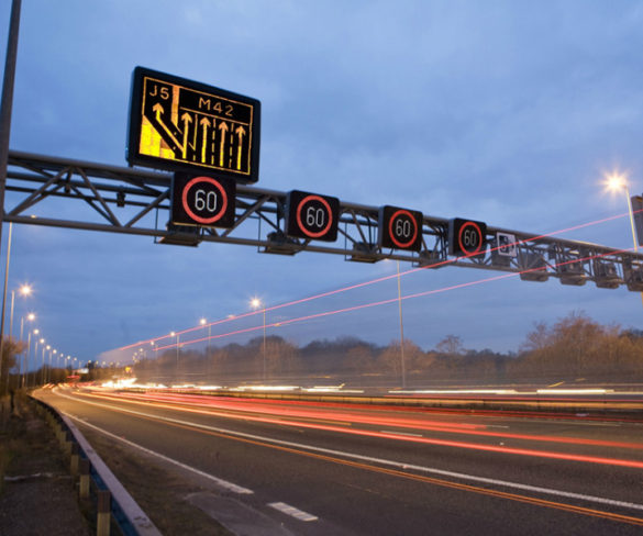 Traffic lights go on trial on UK motorways