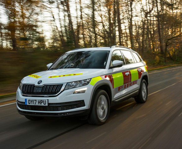 Škoda Kodiaq gets blue light treatment