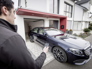 Remote control parking technology on Mercedes-Benz E-Class