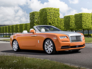 Rolls-Royce Dawn in orange