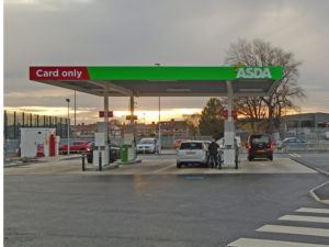 Up to 2ppl have been taken off Asda's national unleaded and diesel prices