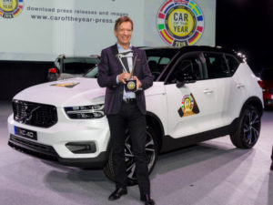 The XC40 took the 2018 European Car of the Year title from a list of seven finalists.