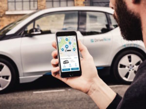 The merger includes car sharing through the DriveNow and Car2Go businesses. 