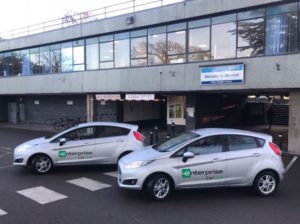 Five dedicated Enterprise Car Club Ford Fiestas are now based at Shirehall in Shrewsbury.
