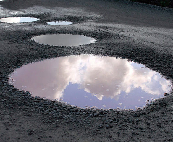 Pothole risks much higher for cyclists and bikers