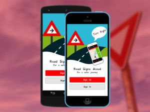 The Road Signs Aloud app is primarily designed for drivers with dyslexia