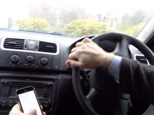 One in 10 drivers believe the road safety risks of using a handheld phone are ‘overstated’
