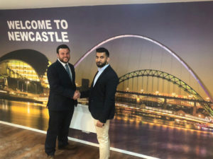  (L-R) Will Wynter and Mo Ikram at the new Green Motion Newcastle branch