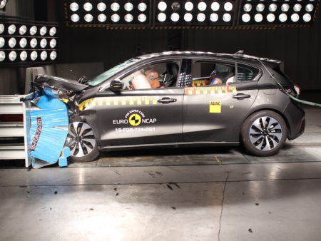 The all-new Ford Focus scored a five-star Euro NCAP rating