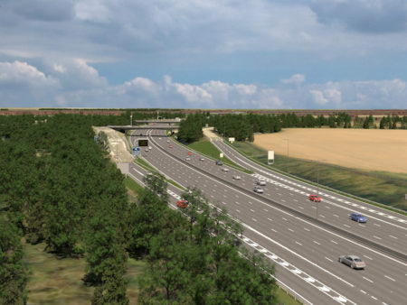 How the M4 will look between junctions 8-9 after the upgrade