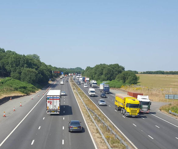 Smart motorway work starts on M62