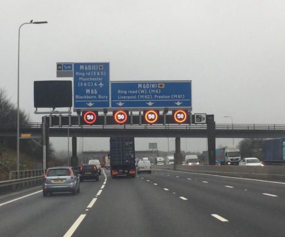 Smart motorway now fully live in Greater Manchester