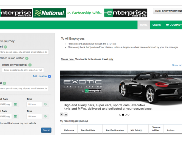 Enterprise webtool cuts cost and emissions for fleets