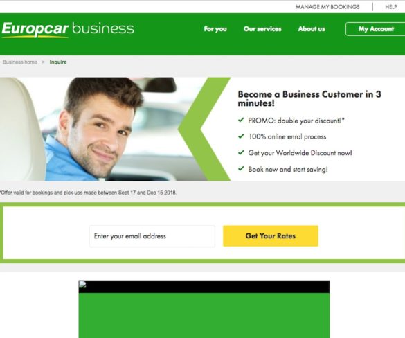 Europcar launches new online account sign-up service for fleets